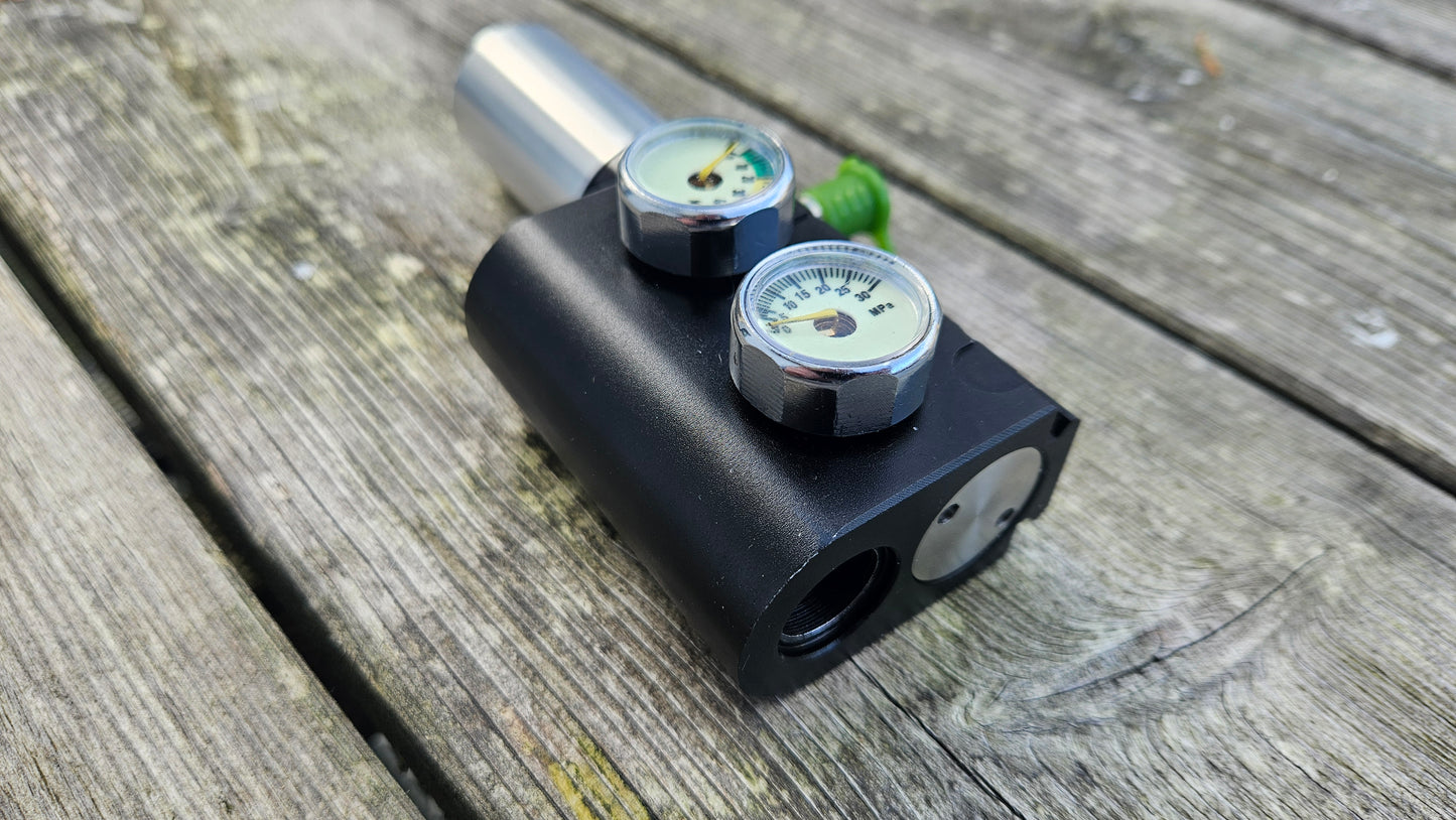 Snowpeak/AirmaX PP750 - Z Valve Ventil PCP Regulator zum Anschluss von Druckluftflaschen