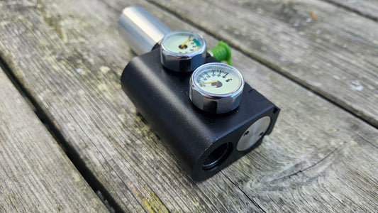 Snowpeak/AirmaX PP750 - Z Valve Ventil PCP Regulator zum Anschluss von Druckluftflaschen