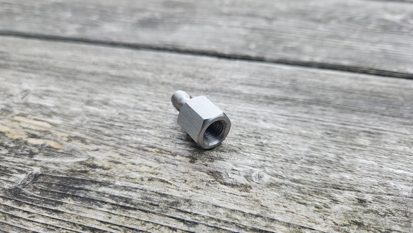 Nachfüllbare CO2 Kartusche aus Edelstahl - 8g, 12g oder 16g - incl. Fülladapter für Airsoft Paintball und mehr