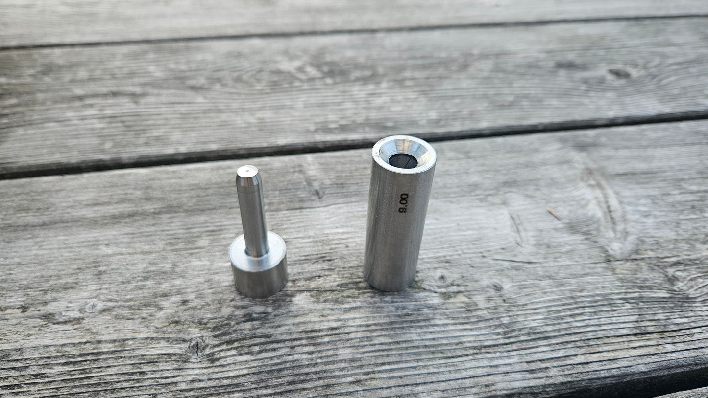 Pellet Sizer - Diabolo Lehre in .35 / 9,00mm (z.B. für HP Max)