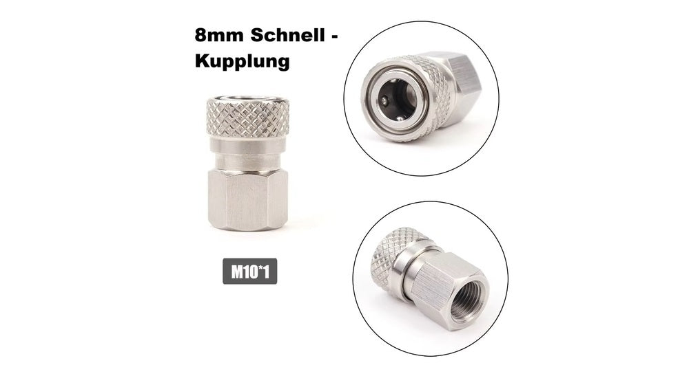 HPA Pressluft Adapter Verbinder Konnektoren Schnell Kupplung