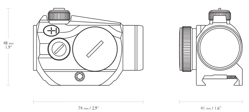 Hawke Vantage Point Sight 1x20 - Für 11mm Dovetail