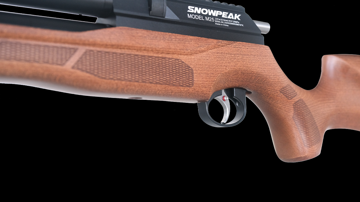 Snowpeak M25 Gen.2 - Grosskaliber PCP .35 / 9,00mm Holzschaft