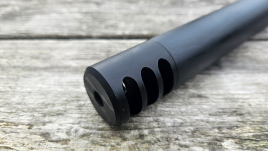 Schalldämpfer mit Mündungsbremse - 4,5mm/.177 bis 9mm/.35
