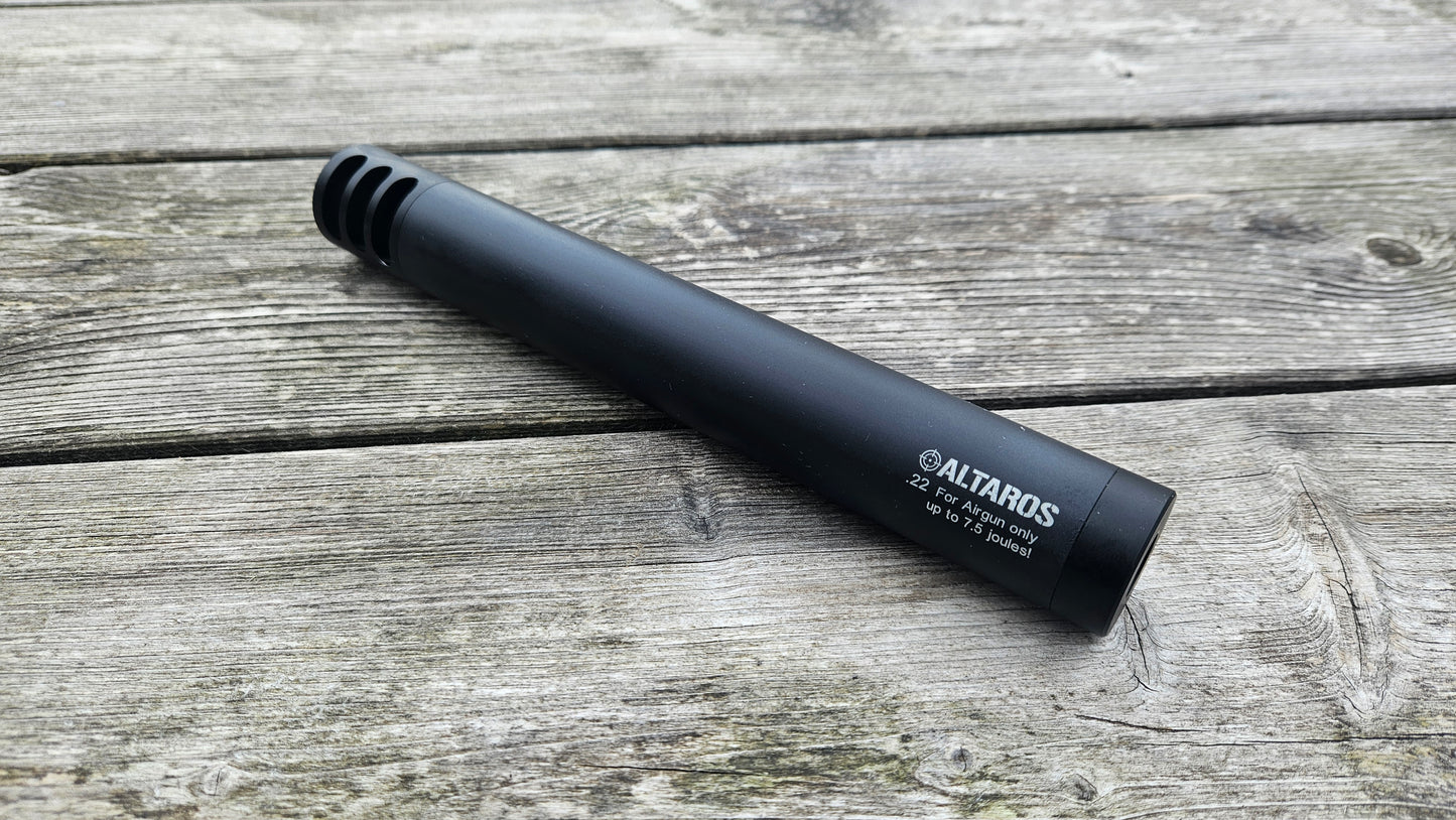 Schalldämpfer mit Mündungsbremse - 4,5mm/.177 bis 9mm/.35