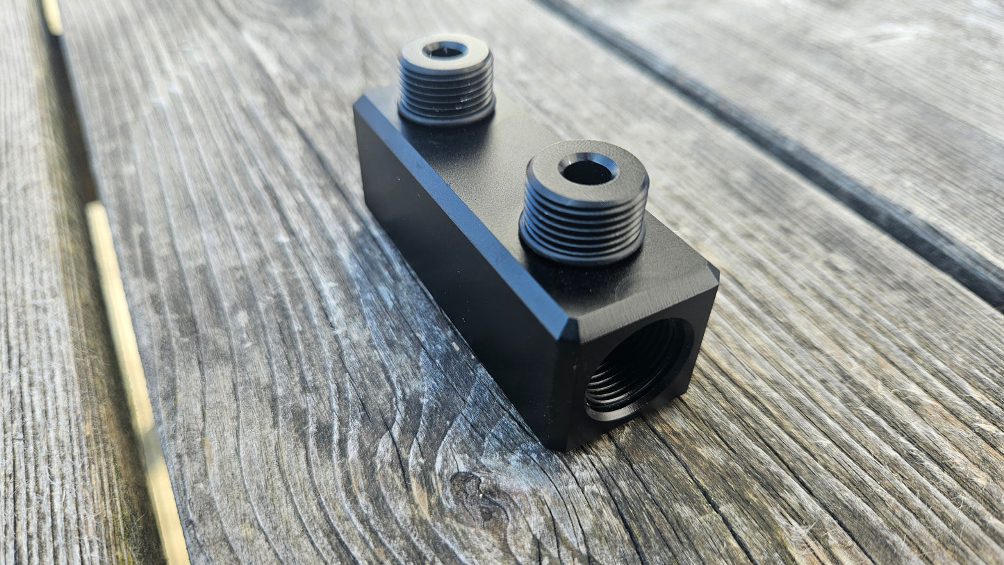 AEA Scuba Ashinger & Alarmo x2 Doppel Fülladapter Füllblock