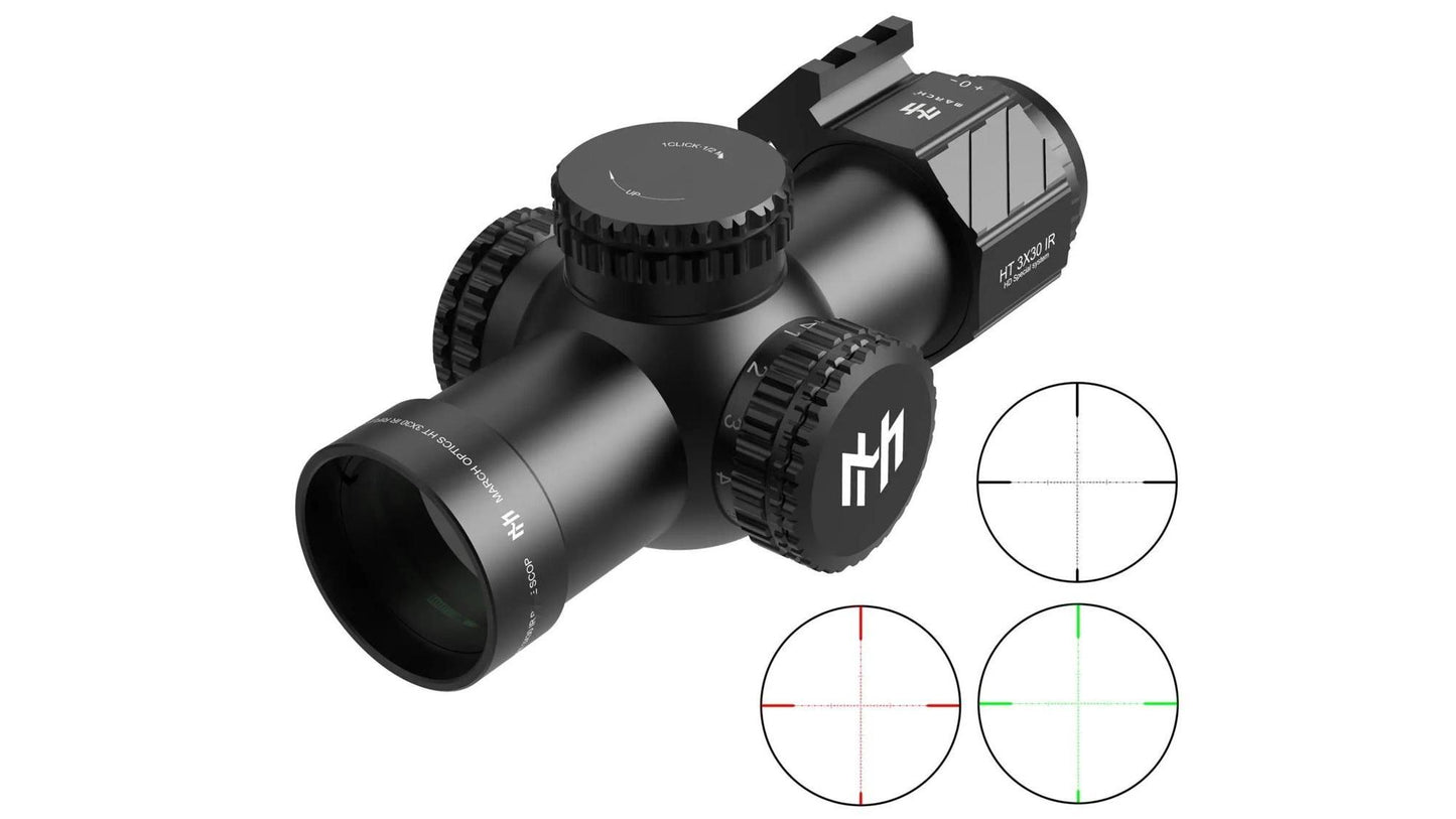 Mini Zielfernrohr - HT 3x30 IR Mil Dot