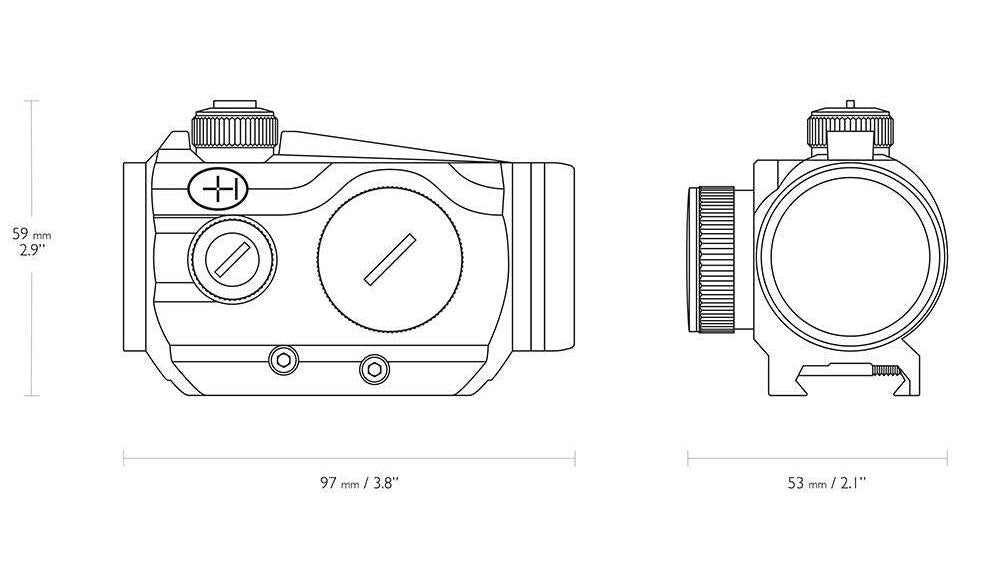 Hawke Vantage Point Sight 1x30 - Für 22mm Weaver