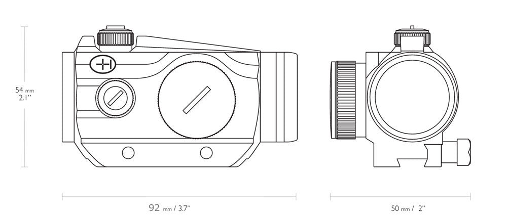 Hawke Vantage Point Sight 1x30 - Für 11mm Dovetail